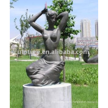 Bronze Abstract Female Figure Sculpture Garden Sculptures For Sale Bronze Garden Statue
